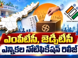 AP SEC Issues Notification For MPTC, ZPTC Elections, Polling on Nov 3 and Counting on Nov 5