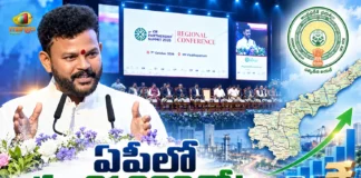 AP Signs 14 MoUs Worth Rs.21,000 Cr Investments in Presence of Union Minister Ram Mohan Naidu