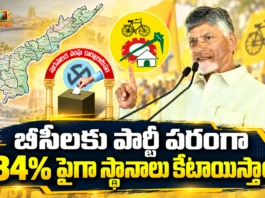 CM Chandrababu Announces, TDP Will Allocate Over 34% Seats To BCs in Local Body Polls