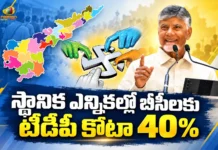 CM Chandrababu Announces, TDP Will Allocate Upto 40% Reservations For BCs in Local Elections