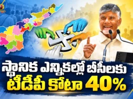 CM Chandrababu Announces, TDP Will Allocate Upto 40% Reservations For BCs in Local Elections