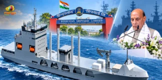 Defence Minister Rajnath Singh Inaugurates Navy's First Fleet Support Ship FSS-1 Named Surya at Visakhapatnam