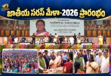 President Droupadi Murmu Inaugurates National SARAS Mela-2026 at Punnami Ghat in Vijayawada