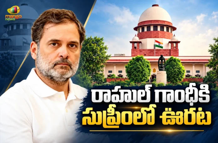 SC Stays Defamation Case Against Rahul Gandhi Over Remarks on PM Modi SC Stays Defamation Case Against Rahul Gandhi Over Remarks on PM Modi