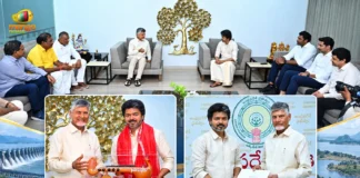 TN CM Vijay Meets AP CM Chandrababu's House, Minister Lokesh Accordes Grand Welcome