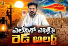 CM Revanth Reddy Reviews on El Nino Impact, Warns of Drought Conditions in Telangana Until July